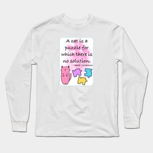 Cute Cat Quote Long Sleeve T-Shirt